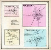 Lockport, Springfield, West Springfield,  Marvintown, Erie County 1865